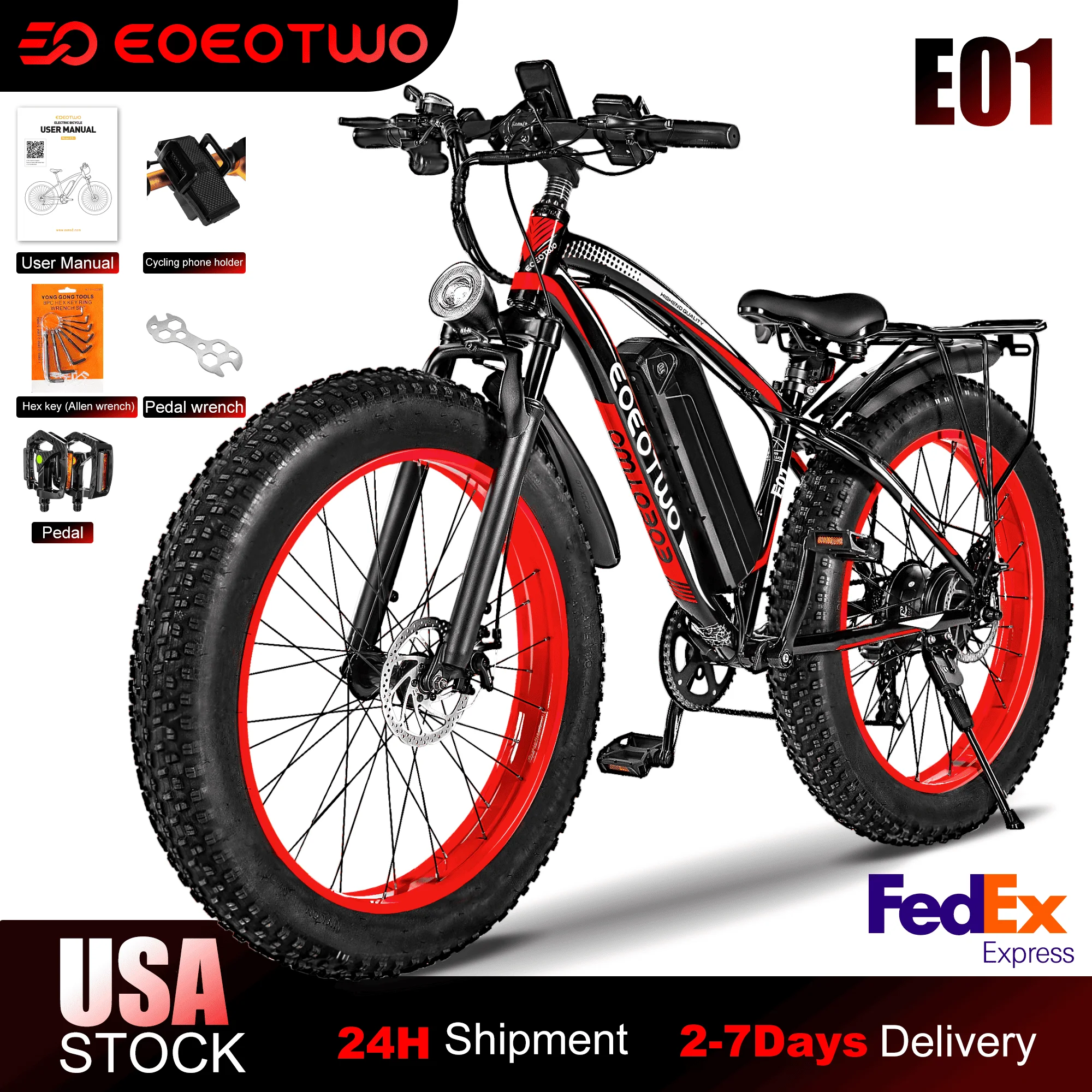 

Электрический велосипед для взрослых, 1500 Вт, пиковый двигатель, 34 миль в час, электрический велосипед, 26 дюймов, горный велосипед с толстыми шинами, дальность действия 60 мили, 48 В, 15 Ач, электрический велосипед для грязи