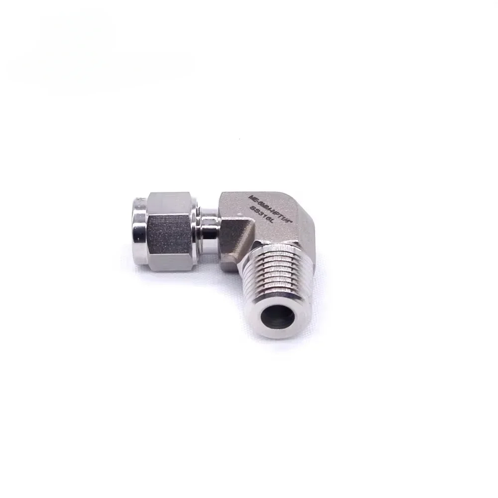 

Male Elbow 1/8in Tube x 1/4in NPT Male Fitting Stainless Steel 90 Fegree Elbow tools