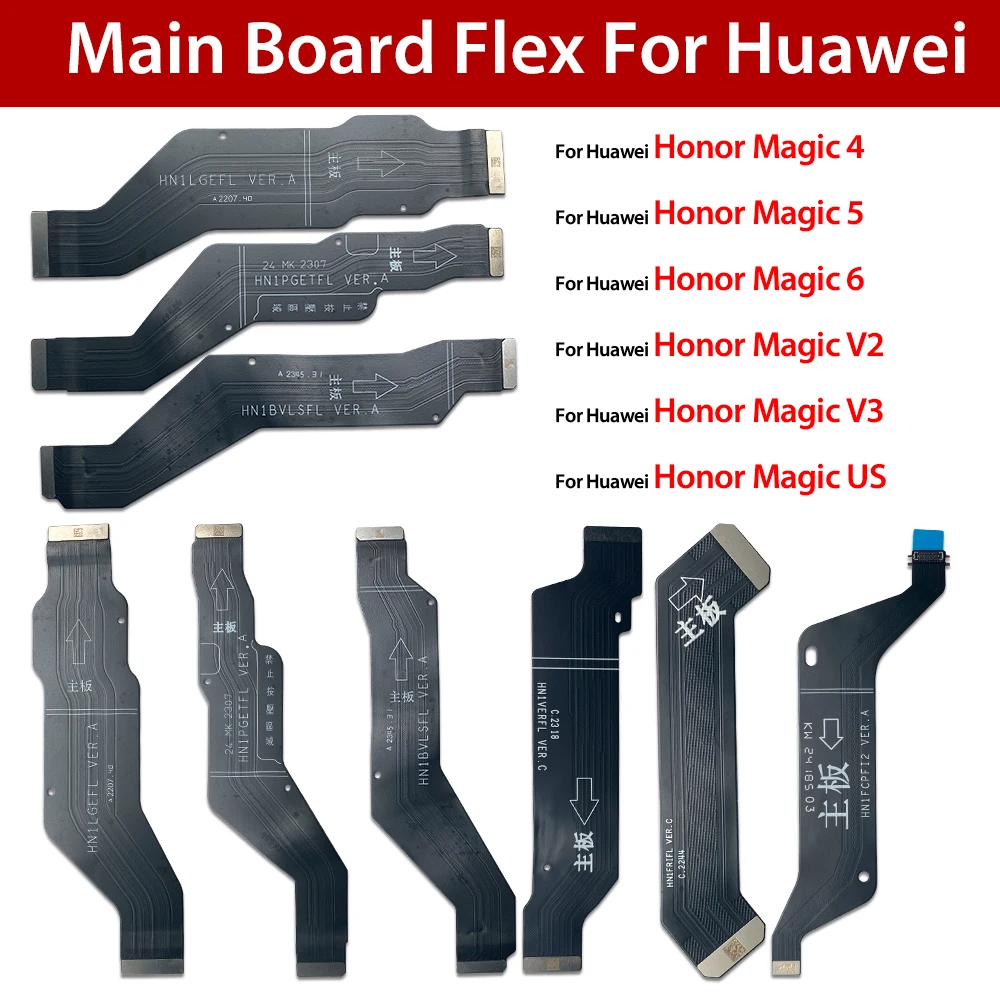 

10Pcs Main Board FPC Mainboard Connector Flex Cable For Huawei Honor Magic 4 5 6 V2 V3 Magic US Motherboard Flex Cable Replace