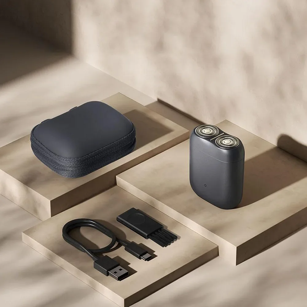 الأصلي XIAOMI MIJIA S200 ماكينة حلاقة كهربائية المحمولة IPX7 قابل للغسل الحلاقة الجافة الرطبة للرجال أداة تهذيب اللحية القاطع قابلة للشحن