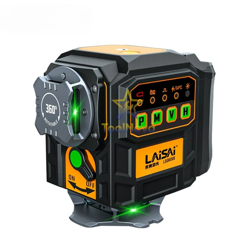 las er level 12-line high-precision strong light thin line 6650 infr ared automatic marking line level instrument LSG6650S