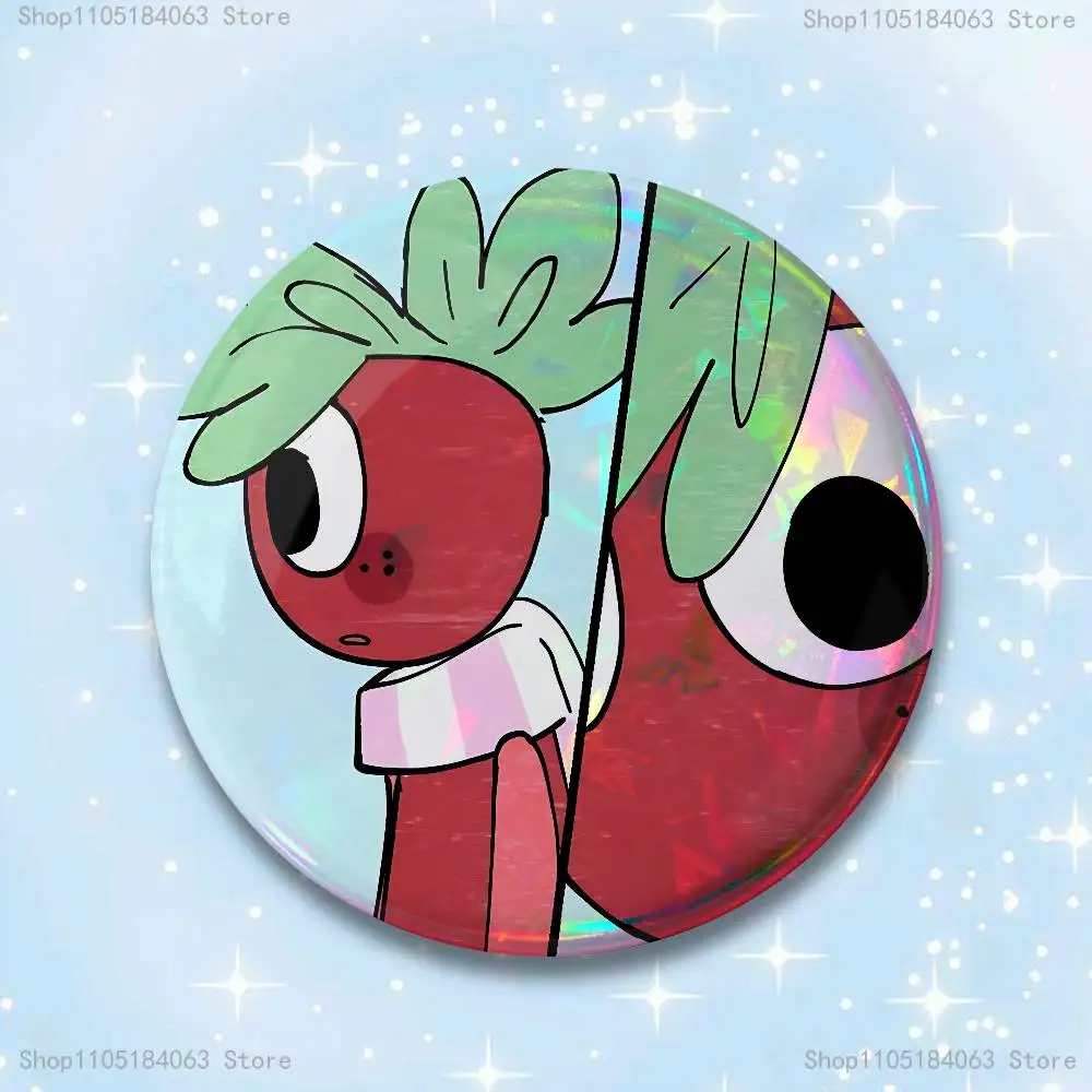 Sprout D-Dandys W-World Badges 25 32 44 58 75 mm Round Cosplay Pin Bag Decor Fans Collect Friends Gifts Brooch Souvenir