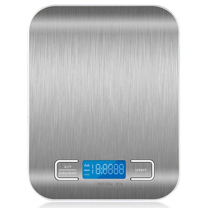 5kg display screen, cooking digital multi-function electronic stainless steel scale, food scale, kitchen scale
