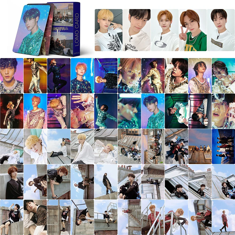 

55 корейских мальчиков, новый альбом, маленькая карточка, коллекционные карты ЛОМО вокруг корейской волны