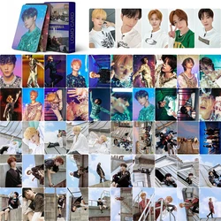 55 Korean Boy Group New Album Small Card LOMO Collection Cards Around The Korean Wave