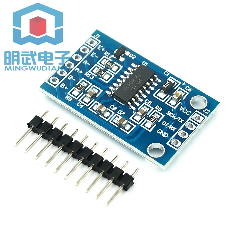 HX711 AD Serial Port Module Microcontroller Electronic Scale Weighing Sensor 24-bit Precision Pressure Sensor