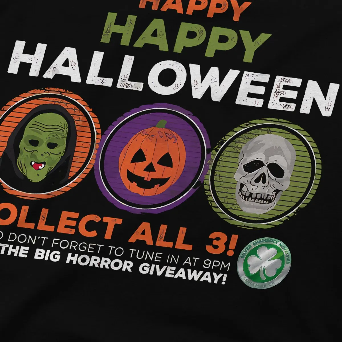 Scary Horror Lover Men's TShirt Happy Happy Halloween Fashion Polyester T Shirt Graphic Sweatshirts Hipster image 4