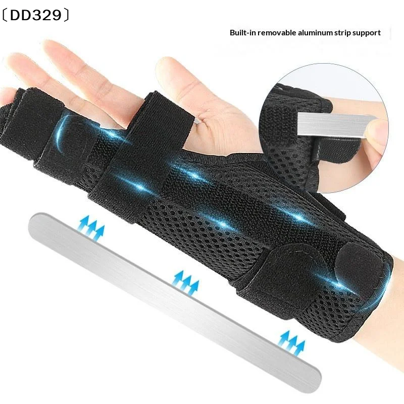 Adjustable Finger Corrector Splint Trigger Finger Splint Finger Guard Clicking Stiffness For Treat Pain Brace Support 〔DD329〕