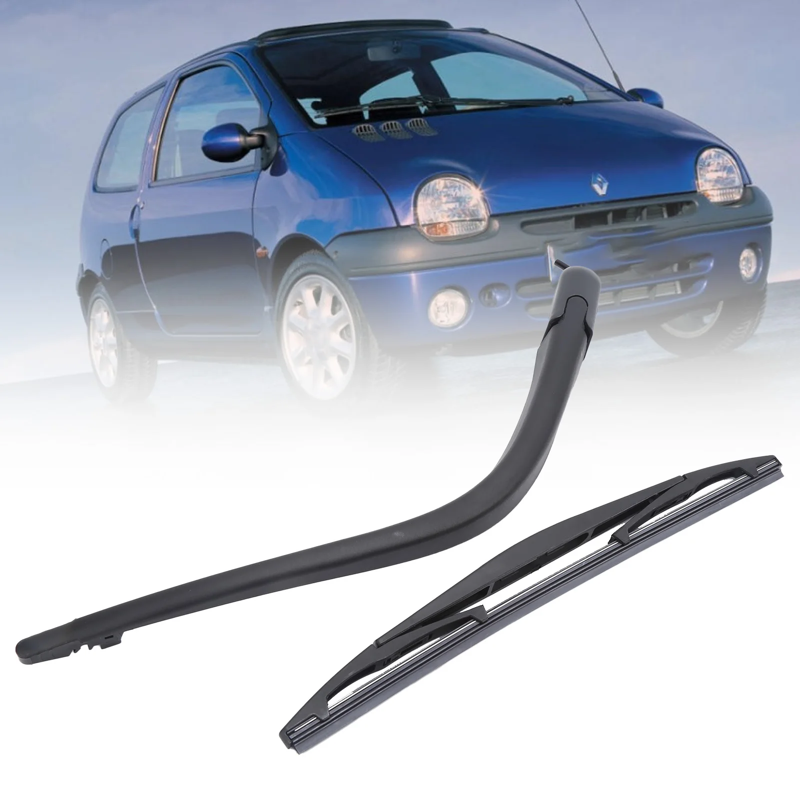 Rear Wiper Blade Arm Set Windscreen Kit 7701035882 For Twingo MK1 1993‑2007