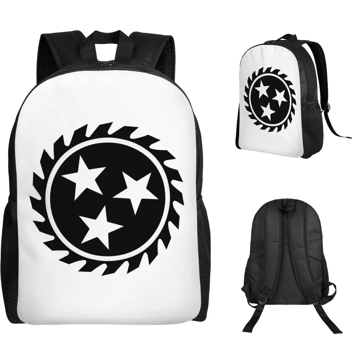Whitechapel Rock Metal Band Backpack Student Boys Girls BookBag School Bag Laptop Shoulder Bags