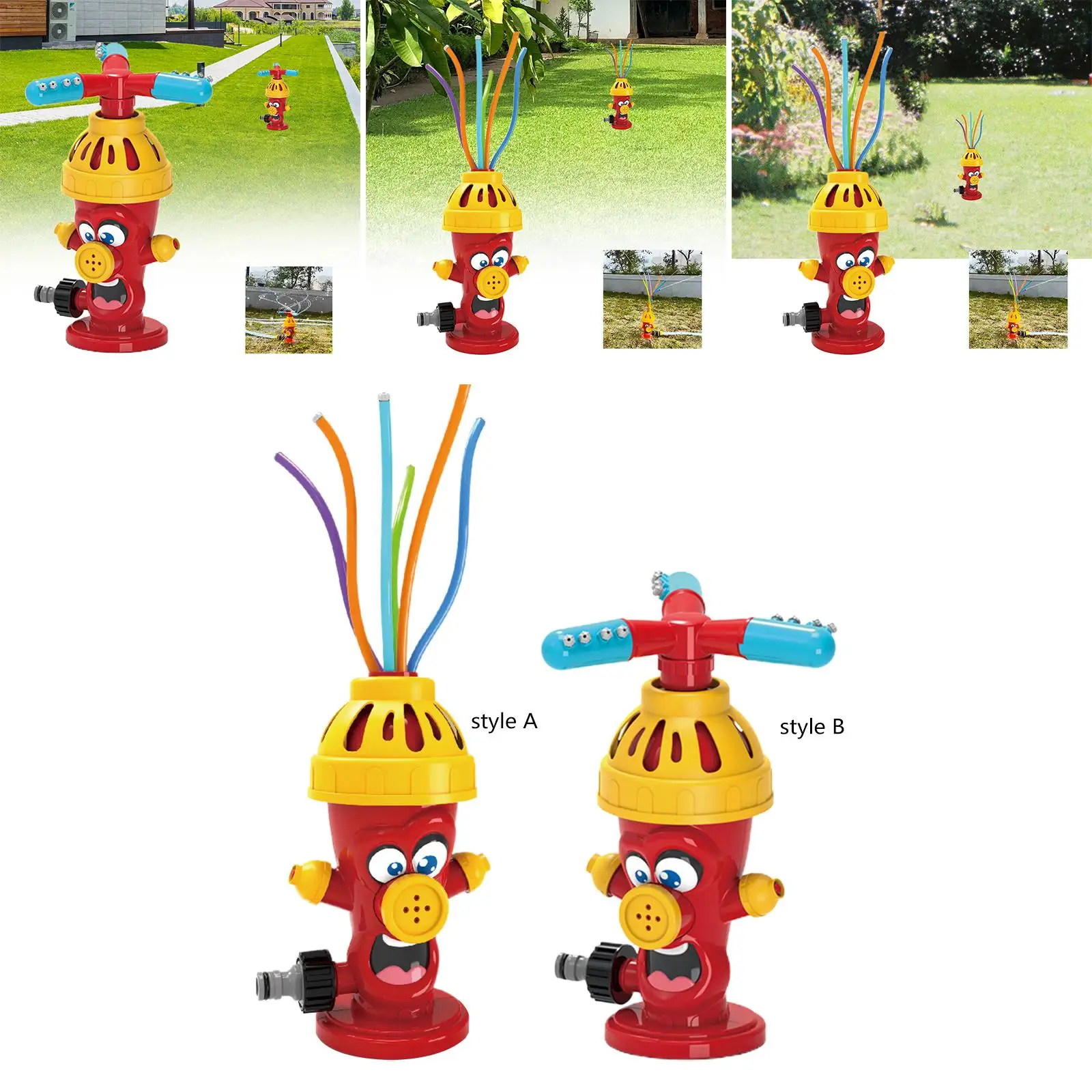 Summer Water Squirter Toy Swimming Pool Water Toy Cartoon ing Toy Water for Garden Yard Outside Activities Family