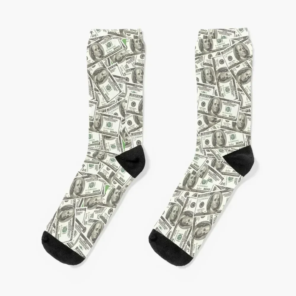 

MONEY $100 Bills Socks essential with print custom Children's Socks Men's Women's