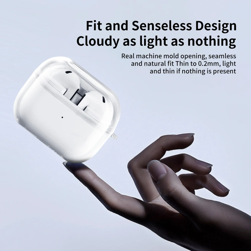 

Case For Samsung Galaxy Buds 3 FE Pro Transparent Earphone Cases Hard PC Clear Headphone Cover For Samsung Galaxy Buds 3