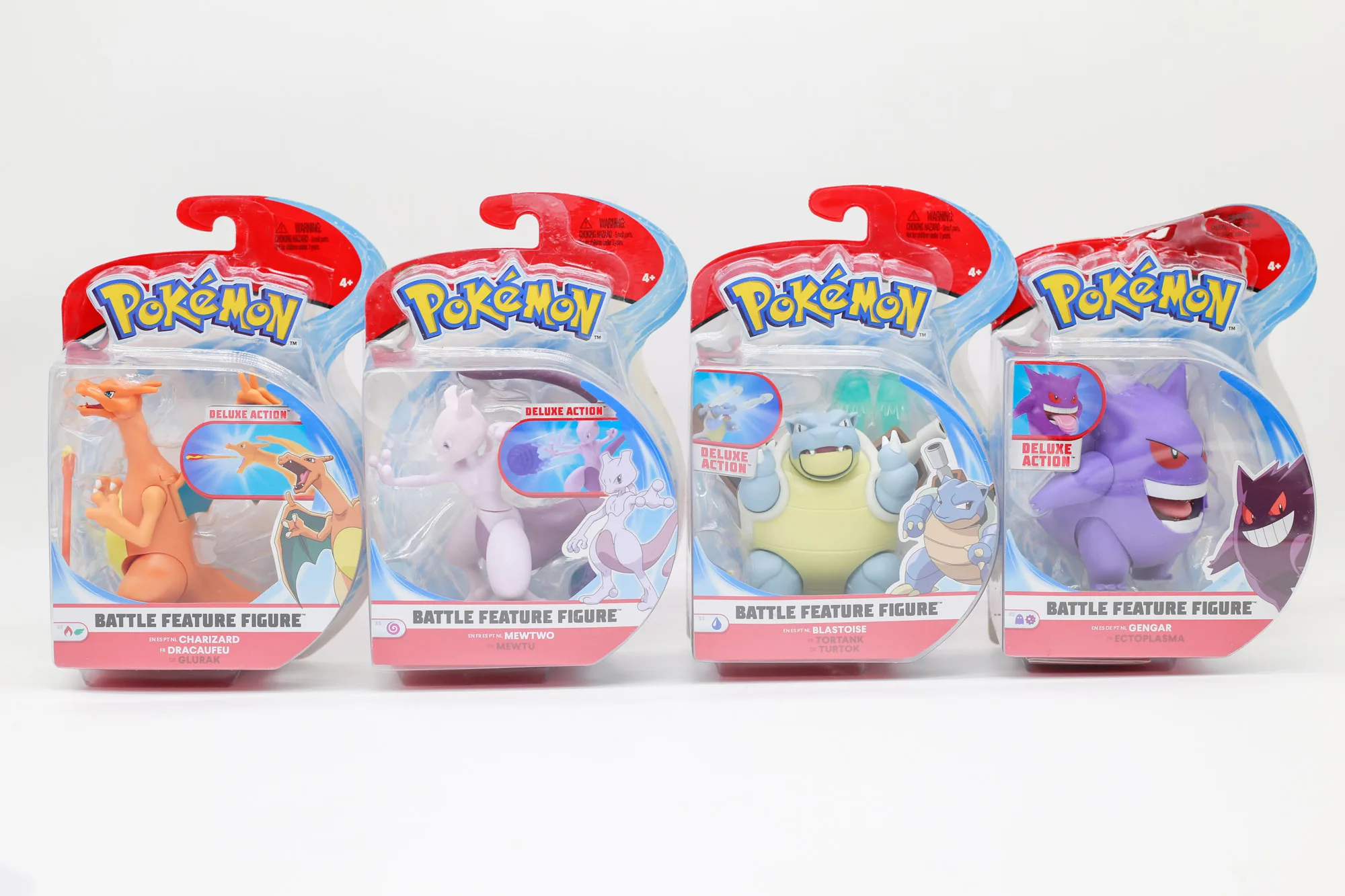 Figuras de Pokémon con Función de Batalla: Gengar, Mewtwo, Bulbasaur, Blastoise, Pikachu, Poké Ball, Modelo de Monstruos de Bolsillo, Juguetes, Regalos para Niños