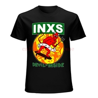 Vintage INXS Devil Inside US Tour 1988 T-SHIRT Reprint Size S-4XL