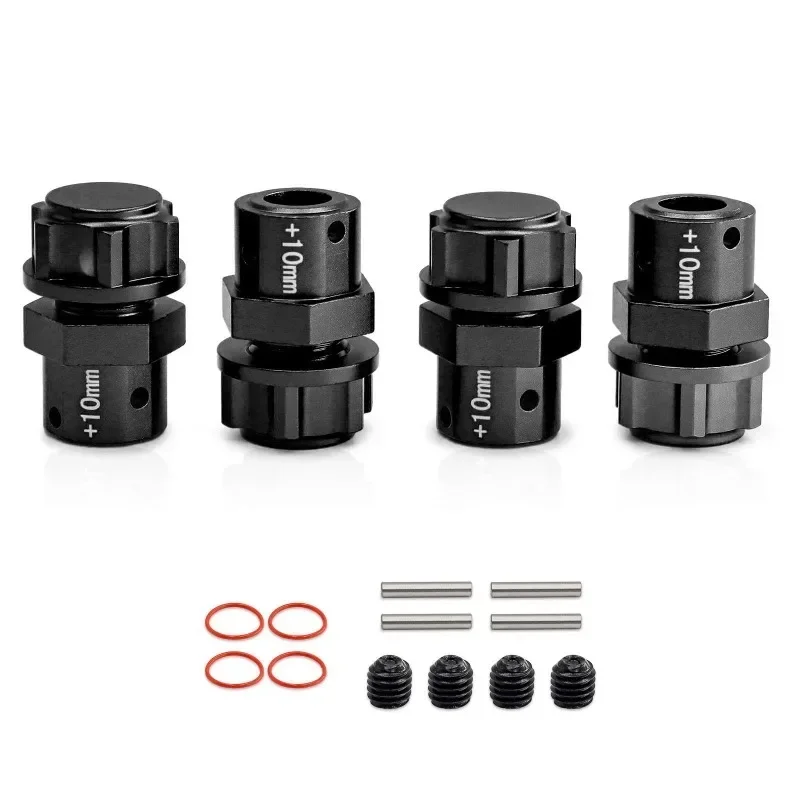 Metalen 17mm Verlengde Wiel Hex Hub Adapter + 10/13mm voor Arrma 6S 1/8 KRATON Typhon Outcast 1/7 Infraction Onbegrensde Mojave Misdrijf