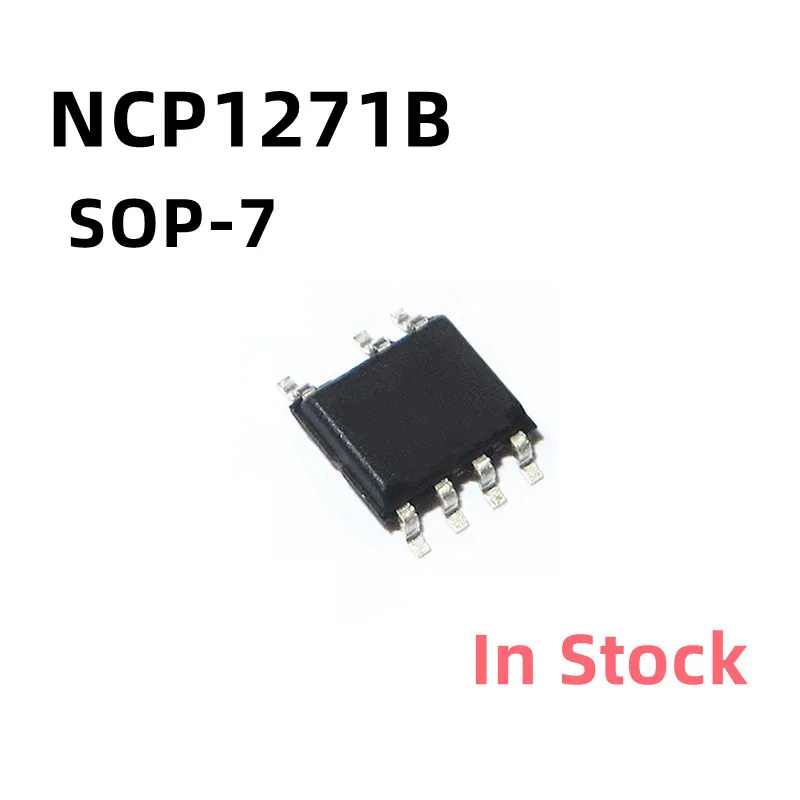 10PCS/LOT NCP1271B 1271B NCP1271BDR2G SOP-7 In Stock