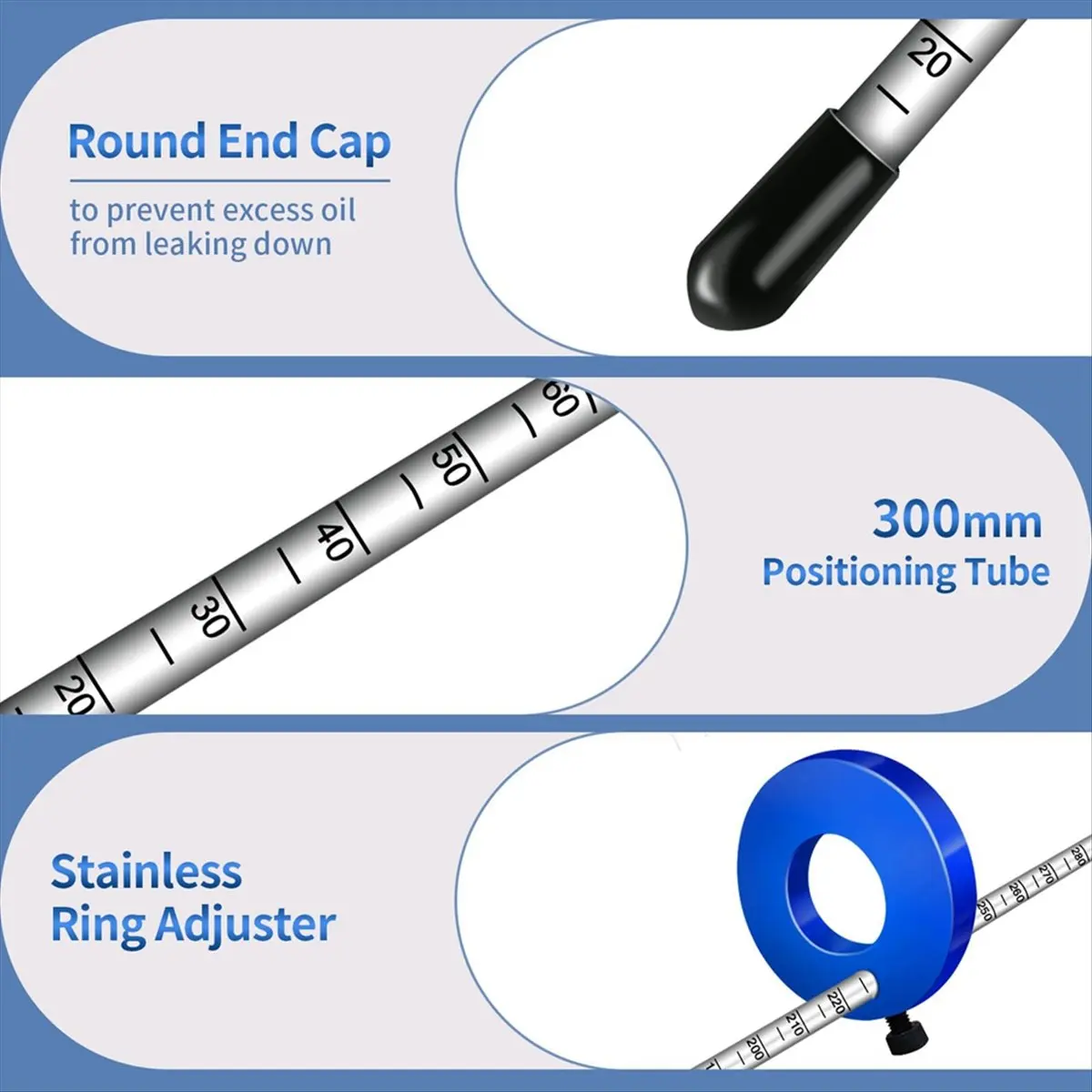 #17B (Blue)Adjustable Fork Oil Level Measurement Gauge Tool for Motorcycle,Automotive Parts & Accessories