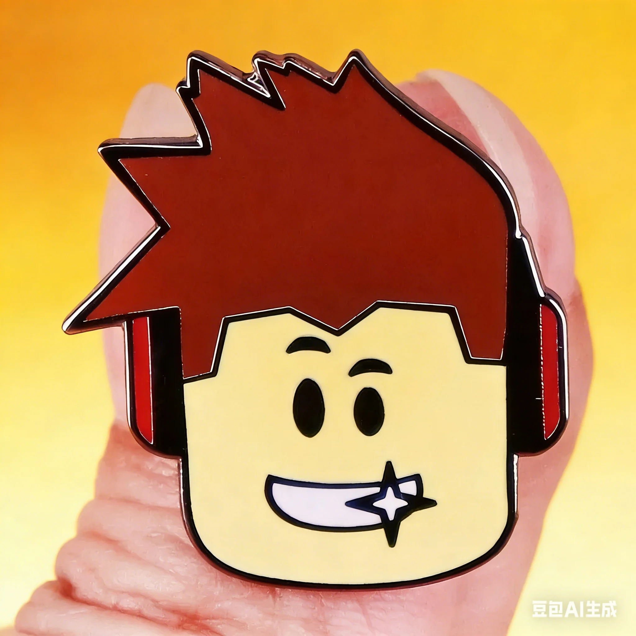 

Металлические эмалевые значки Roblox Creative Cute для рюкзаков, одежды, лацканов, курток, джинсов, аксессуары, украшения, декоративные карточки