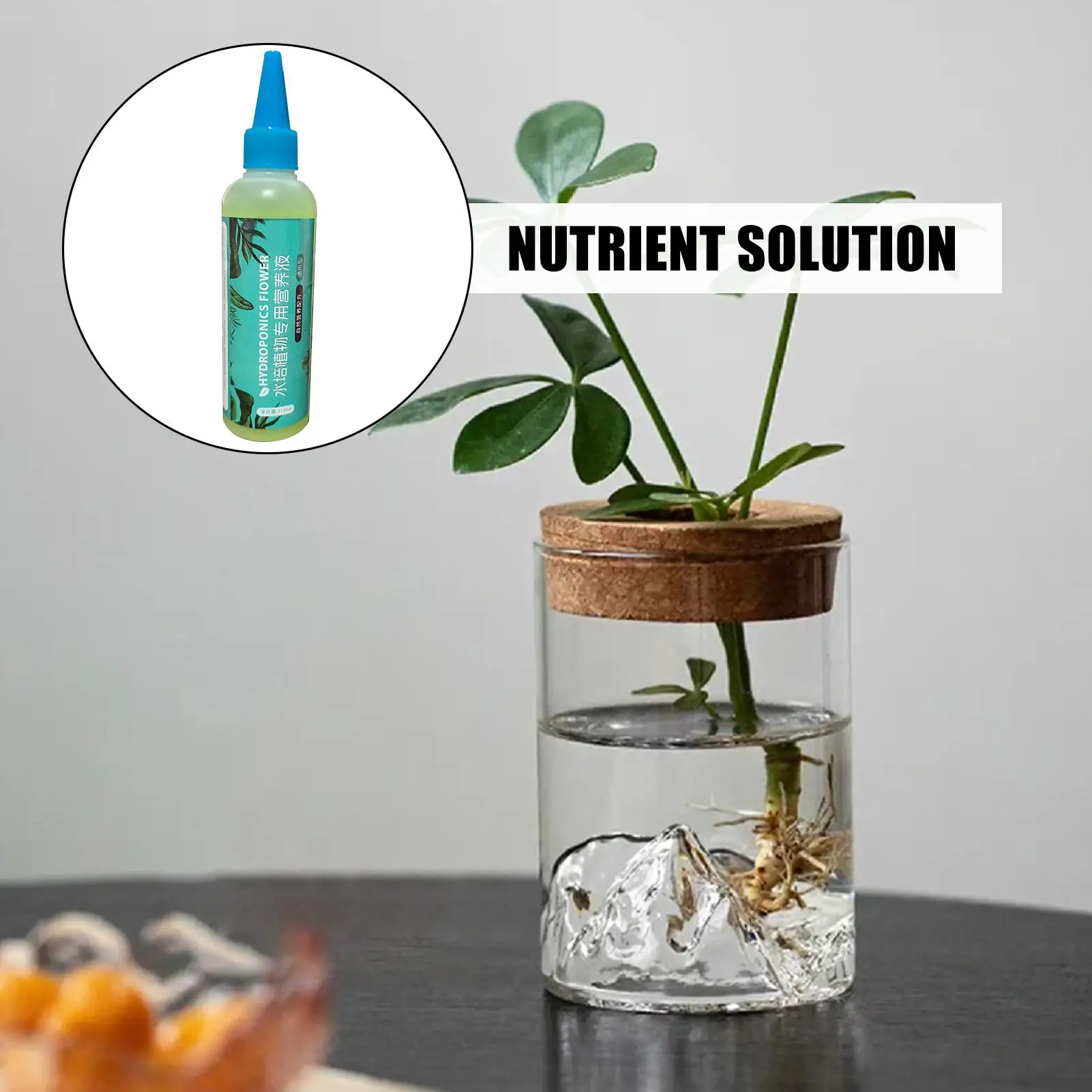 110ml Slow-Release All-Purpose Growth Liquid Fertilizer Hydroponic Plant Food Liquid Nutrient Hydroponics Gardening Propagation