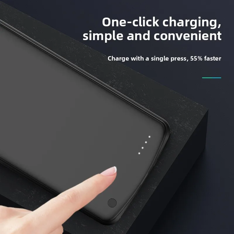 Backup Clip Battery for Huawei P70 Clip-on Power Bank for Huawei P60 Pro Wireless Charging Phone Case for Huawei P40Pro