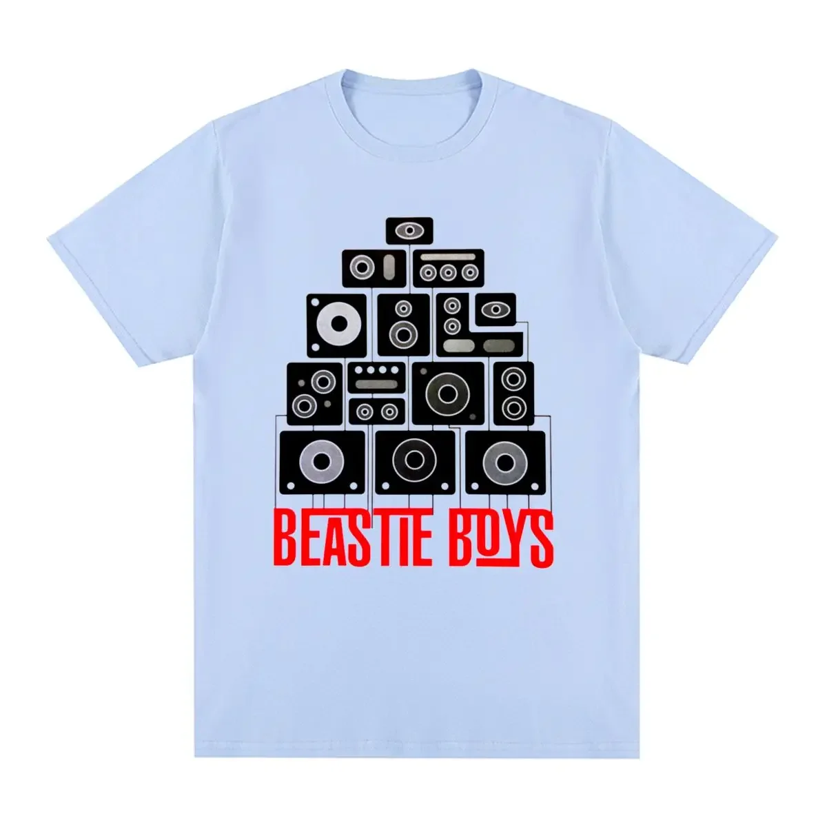 Summer Graphic Cotton Streetwear  Beastie Boys Music Band Vintage  Cotton Alternative Rock Hip Hop Men T shirt New Tee mens Tops