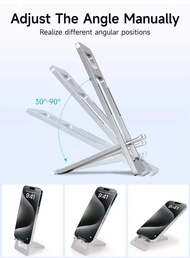 Ультратонкая подставка для телефона MECHING 2 в 1, с открывалкой для бутылок — регулируемый складной настольный держатель для телефонов и планшетов