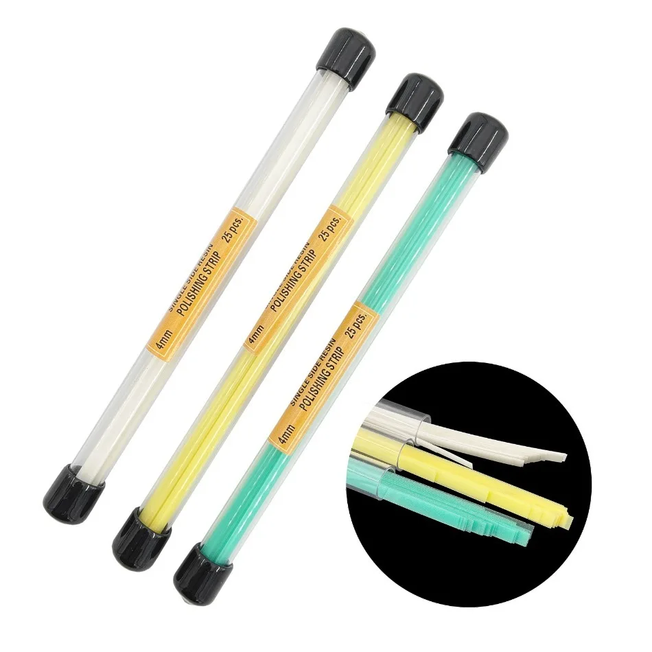 

25pcs/Pack Dental Abrasive Polishing Strip Resin Dentistry Teeth Polish Odontologia Single Side Whitening Fine Medium Coarse