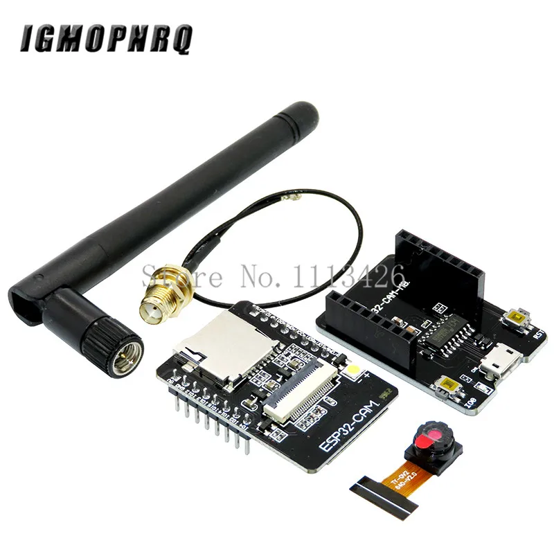 

Модуль Wi-Fi ESP32-CAM-MB ESP-32S, макетная плата 5 в с поддержкой Bluetooth и камеры OV2640, поддержка фото/видеоантенны