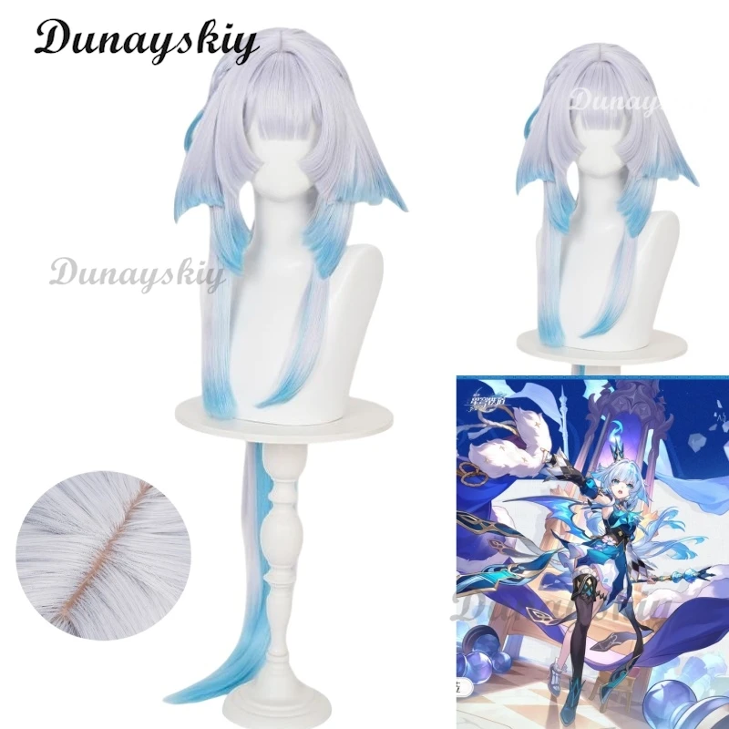 

Game Honkai Star Rail Cerydra Cosplay Wig Gradient Color Matching Hair For Women Men Halloween Carnival Party Props