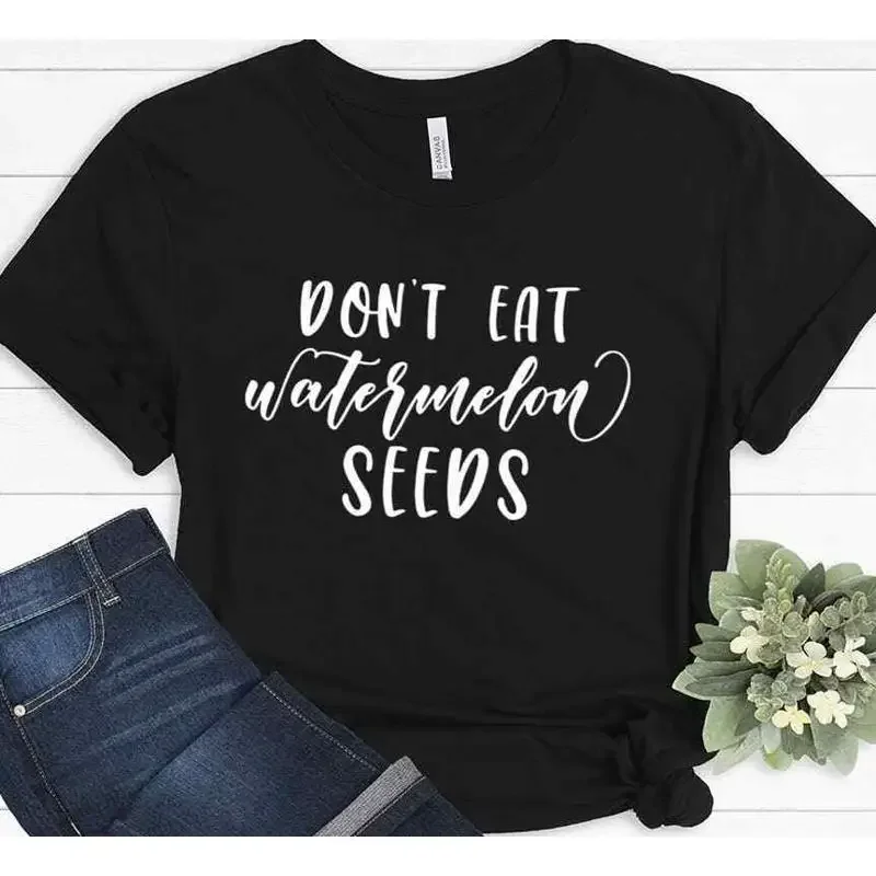 Don t Eat Watermelon Seeds Funny Expecting Mother Mom Preggers shirt