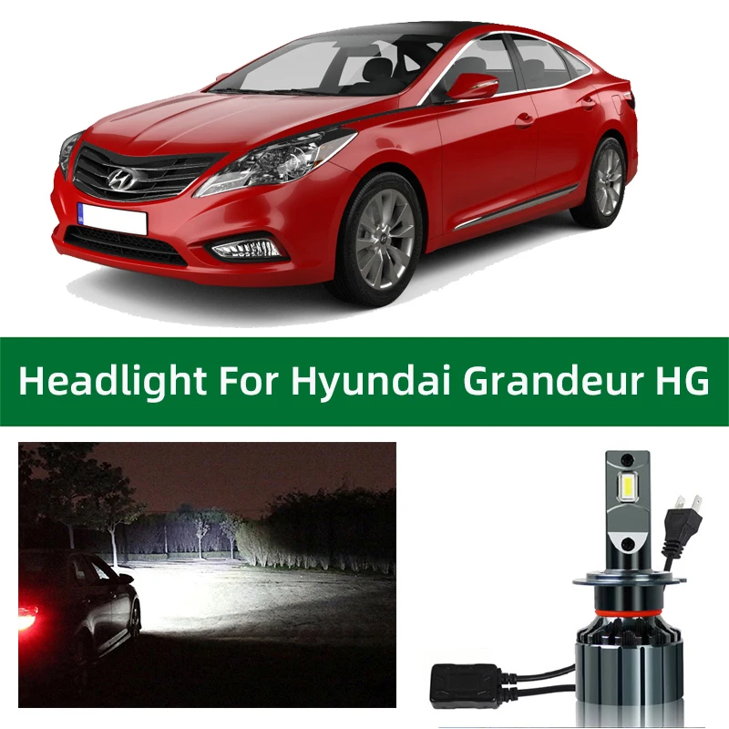 

Car Headlight Bulbs For Hyundai Grandeur HG 2011 2012 2013 2014 2015 2016 Hyundai Azera LED Headlamp Lighting Lamp Accessories