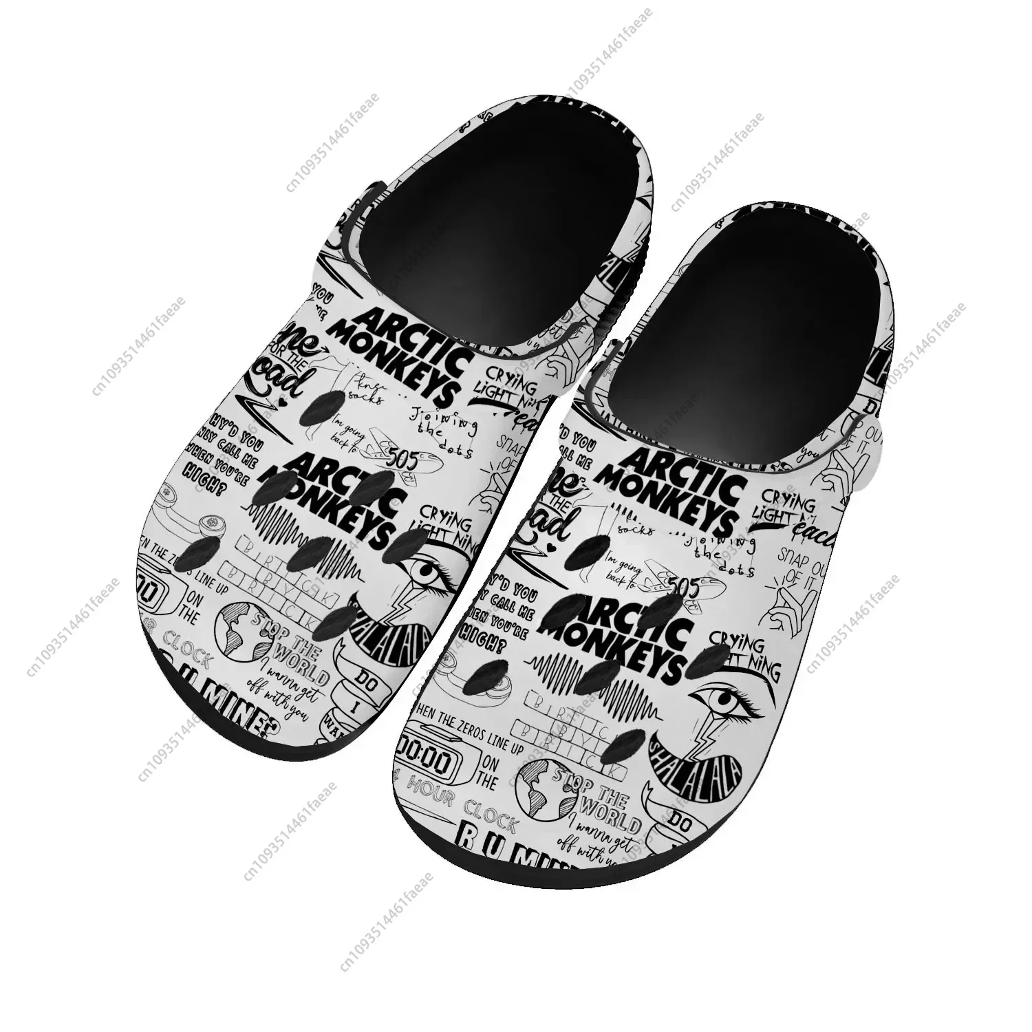 Arctic Monkeys Rock Band Pop Home Clogs Custom Water Shoes Mens Womens Teenager Shoe Garden Clog Breathable Beach Hole Slippers