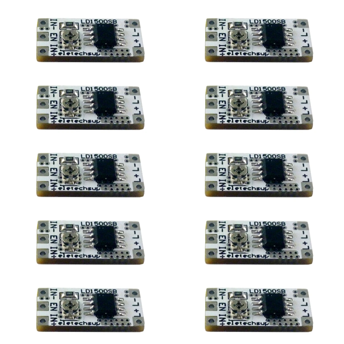 

10 Pcs DC-DC Constant Current Converter 28-1500mA Output Current High Brightness LED Constant Current Driver Board