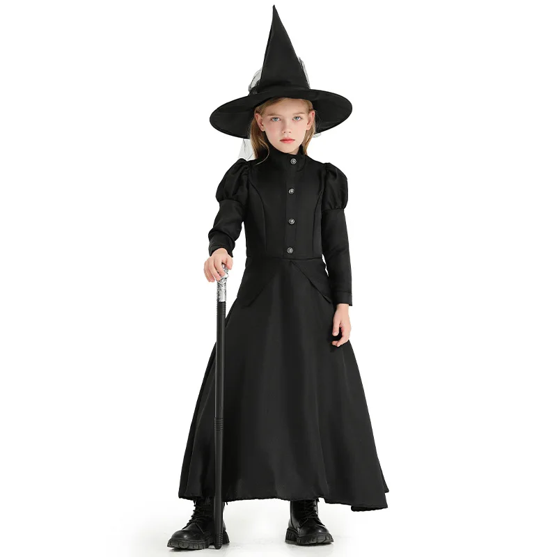 

Halloween Cosplay Witch Sorcerer Children's Costume Party Witch Costume