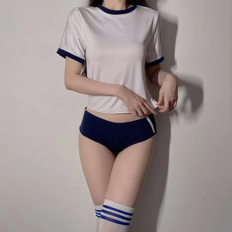 Cosplay Kostüme Schule Student Uniform Rollenspiel Bekleidung Frauen Niedliche Minirock Enge Bluse Set College Girl Anime Bühnenshow