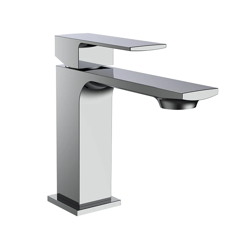 

Square Basin Faucet Bathroom Waterfall Faucet Stainless Steel Square Water Mixer Tap Washbasin Sink Faucets Black Tall Crane