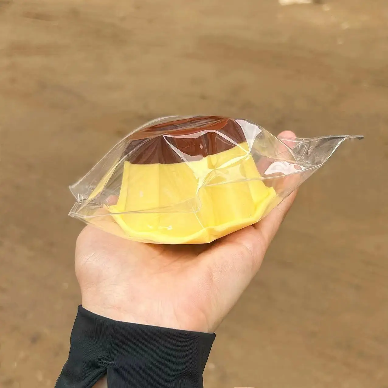 ของเล่นบีบสโลว์ไรซิ่งรูปทรงพุดดิ้ง ของเล่นบีบคลายเครียด ของเล่นบีบอัด ของเล่นสัมผัสเพื่อผ่อนคลายความเครียด