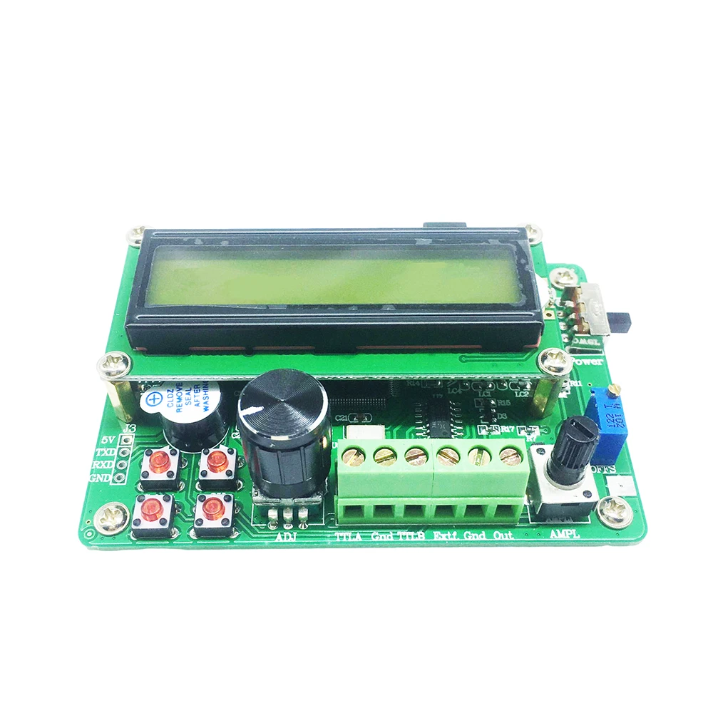 FY2000S 5M/8M/10M DDS Function Signal Generator Module 1602 LCD Display Sine Triangle Square Wave TTL Output Sweep Frequ Counter