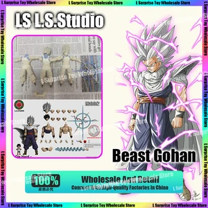 LS L. S. Studio Sosok Dragon Ball Son Gohan Dragon Ball Super: Tokoh Aksi Anime Binatang Pahlawan Super Gohan Model Mainan Anak-anak Hadiah 10 angka gohan beast penjualan terbaik - №