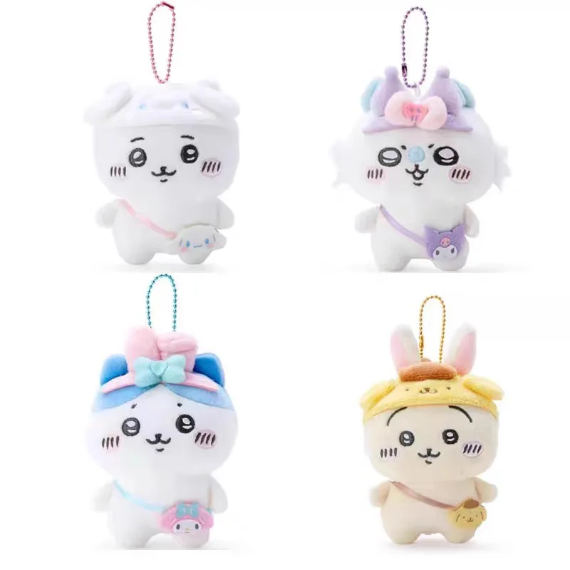 Chiikawa Hachiware Usagi Plush Toys Plushie Keychain Stuffed Doll for Kids gift