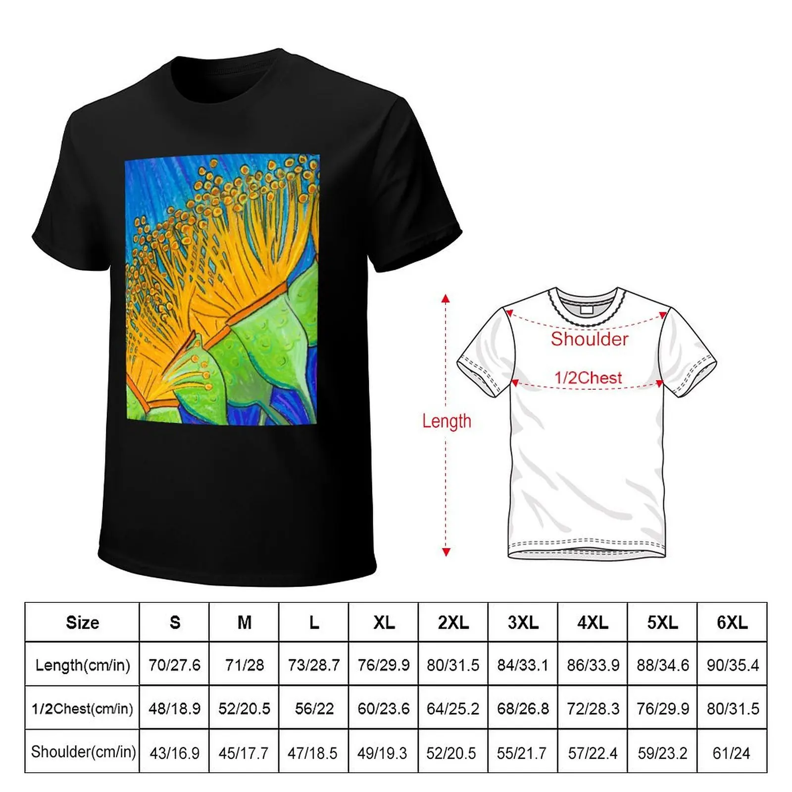 Pastel Art- Dancing in the Breeze T-Shirt Fashion Casual Short Sleeve Top