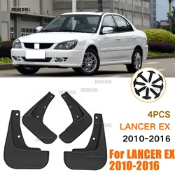 Ordinary Car Front Rear Mud Flaps For Mitsubishi Lancer EX 2010-2016 Side Shirt Splash Guards Fender Mudguard Wheel Styling