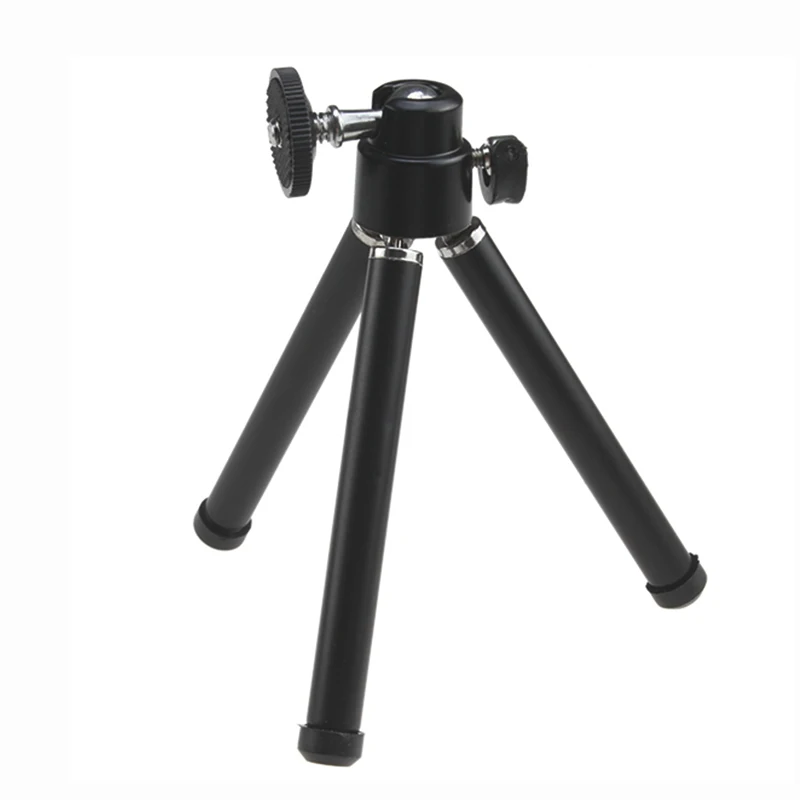 Portable Mini Tripod Table Tripod Stand 1/4\'\' Screw With Adjustable Height And Angle for Phone Smartphone Web Camera