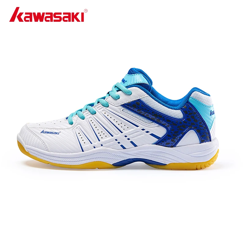 Kawasaki Original Brand Men\'s Tennis Sneakers Anti-Slippery Breathable Badminton Shoes Tennis Female  K-065D