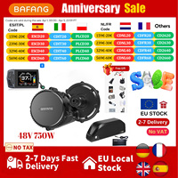 Bafang BBS02B BBS02 750W 48V Mid Drive Motor Electric Bicycle Conversion Kit with Ebike Engine 48V 52V 13AH 17.5AH 20Ah Battery