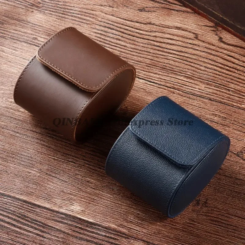 Estuche de Viaje Enrollable para Relojes con 1/2/3 Ranuras, de Cuero de Lujo con Almohadillas Extraíbles ﻿   Caja de Almacenamiento para Relojes, Caja de Regalo para Relojes