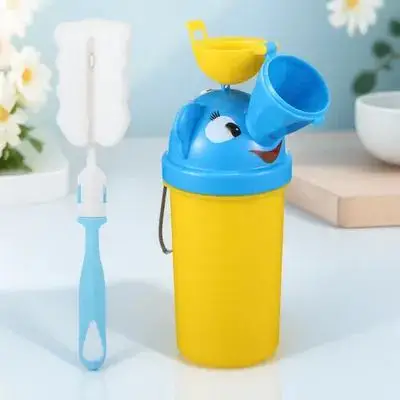 ポータブルトイレ 緊急用小便器 コンパクト 省スペース 旅行用トイレ 幼児トレーニング用おまる 屋外用子供用小便器