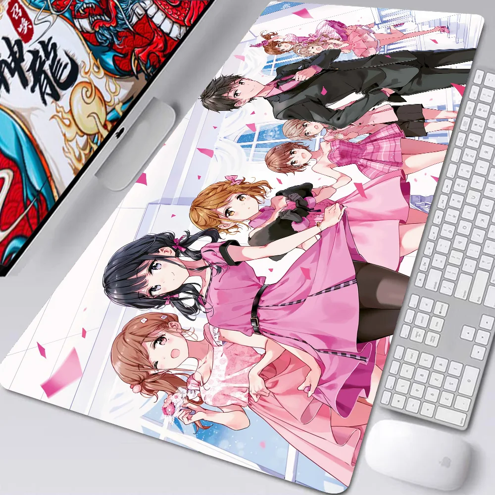Alfombrilla de ratón de manga japonesa Masamune kun no Revenge, escritorio con almohadilla, accesorios para juegos, alfombrilla acolchada para teclado XXL Prime Gaming, 1 ud.