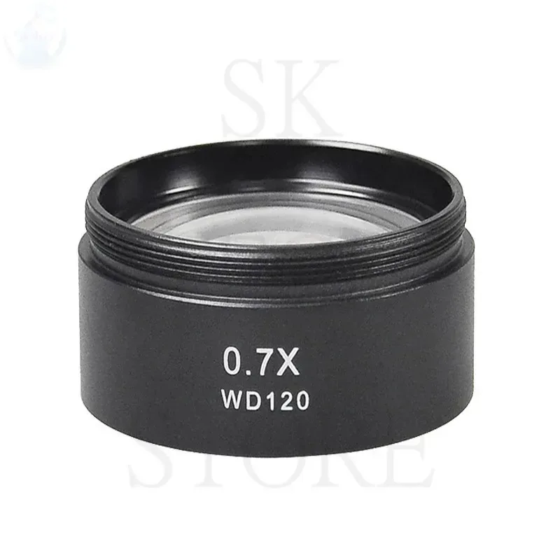 SIKO Microscope Auxiliary Objective Lens 0.5X WD165mm 48mm Thread Stereo Zoom Barlow Lens for Microscope Camera Soldering Repair view 6